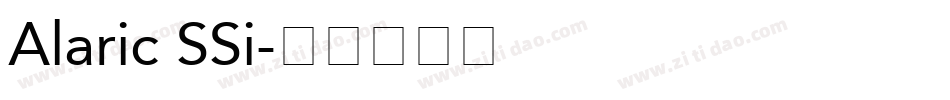 Alaric SSi字体转换